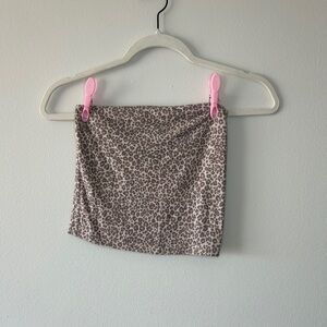 Leopard Print Tube Top